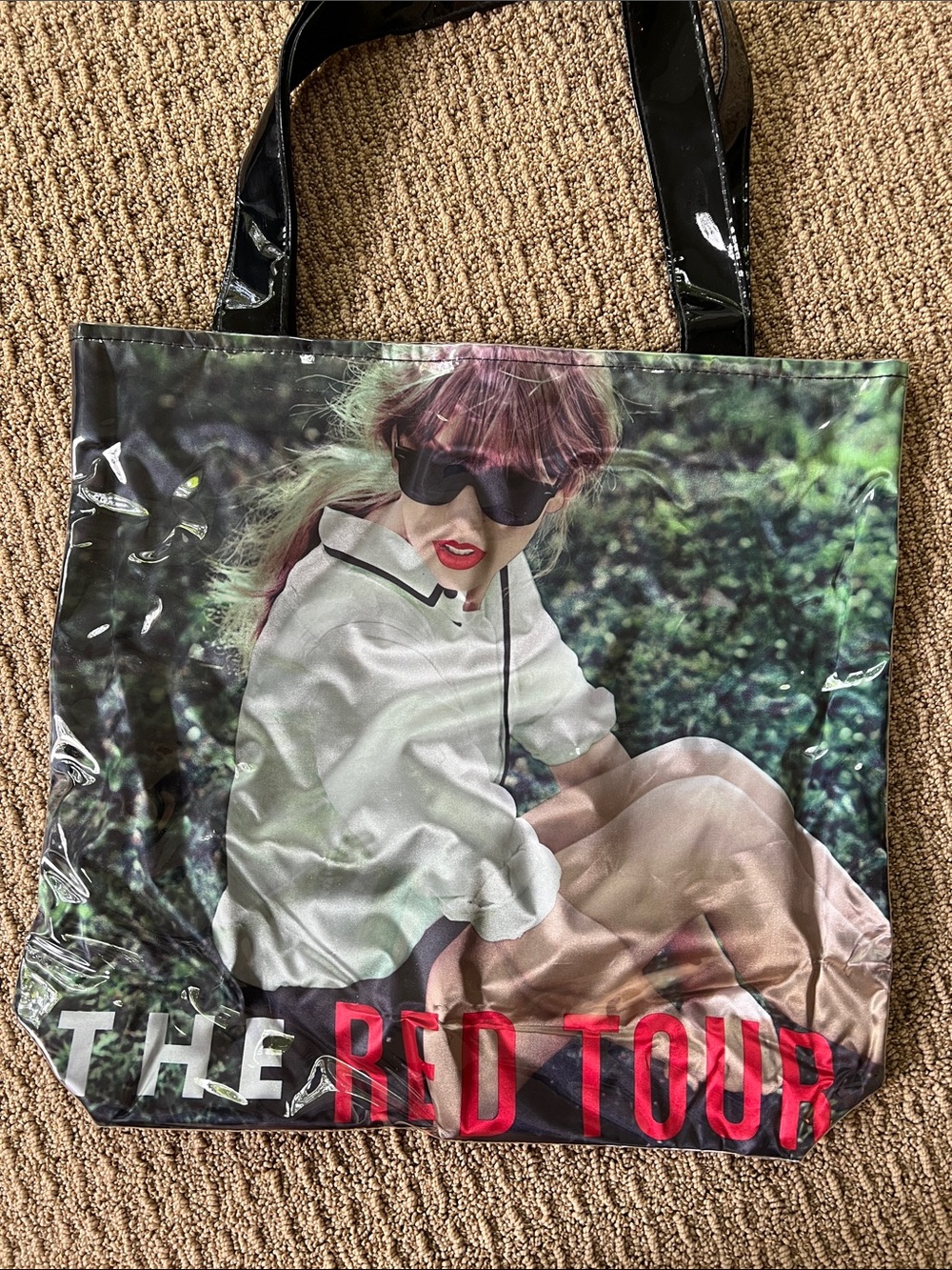 Graphic VIP 'The Red Tour' 2013 Black and Red Vinyl Tote